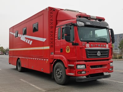 重汽汕德卡應急保障消防車
